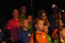 Optreden kinderkoor Jong Leven in de Meerpaal 