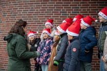 Kinderkoor Jong Leven bij Winterfair 2024