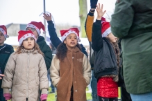 Kinderkoor Jong Leven bij Winterfair 2024