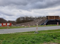 De nieuwe brug bij Walibi