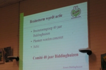 Presentatie 40 jaar Biddinghuizen