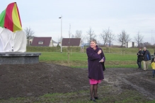 Onthulling beeld Biddinghuizen