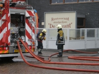 Brand bij Fazant