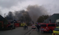 Brand aan Noorderbaan