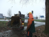 In Vogelvlucht: onderhoud bosstrook De Baan