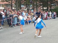 Uitvoering majorettes