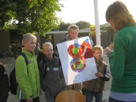 Op voeten en fietsen naar school