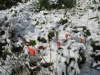 Sneeuwpret tijdens witte Pasen