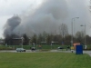 Grote brand verwoest bedrijvenpand Biddinghuizen