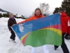 Vlag Biddinghuizen mee naar Oostenrijkse Alpen