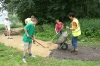 Groot onderhoud Wandelpad