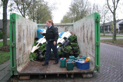 Weedplantage aan de Dreef