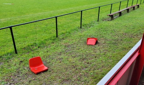 Vernielingen bij BAS Voetbal