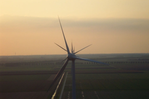 Wind van eigen molen