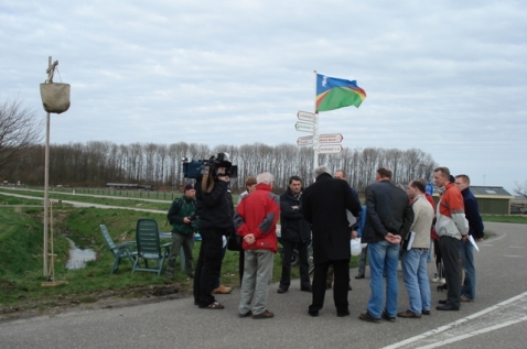 Wandelpad Biddinghuizen van start