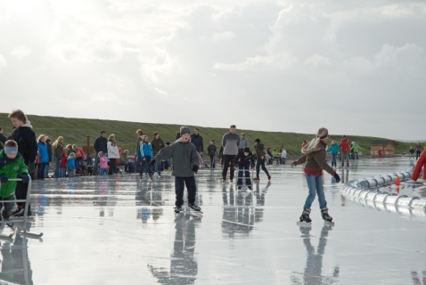 Schaatsinstuif bij FlevOnice