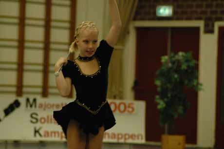 2x podium voor majorettes