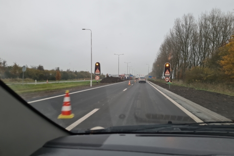 Weekendafsluitingen kruispunt N305 Gooiseweg en N302 Larserweg