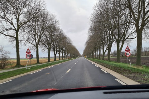 Rietweg in Biddinghuizen acht weken dicht