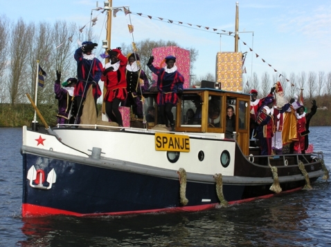 Sinterklaas verwelkomd in Biddinghuizen