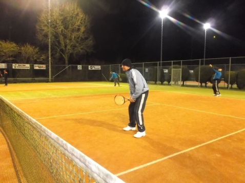 BAS Tennis start 2015 tijdens Nieuwjaarstoernooi