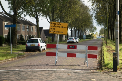 Oldebroekerweg tot vrijdag dicht