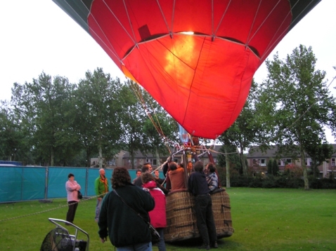 Ballonvlucht voor winnaar winkelierswedstrijd