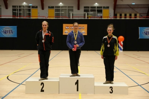 Zilver op het NK Twirl 2014 voor Melissa van der Veldt