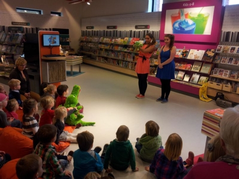 Kinderen genieten tijdens Voorleesdagen