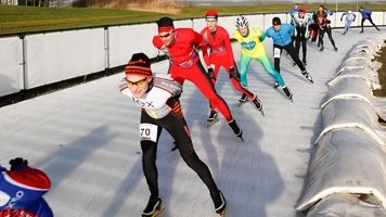 Weissensee schaatstoertocht bij Flevonice