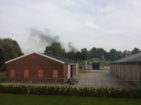 Brand bij bedrijf Noorderbaan