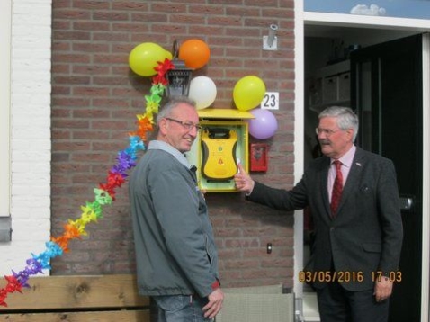 Negende AED in Biddinghuizen