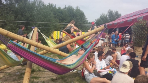 Ontspannen op zijn Lowlands