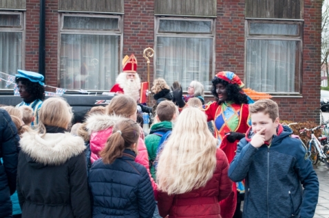 Sinterklaas aangekomen op Tamarisk