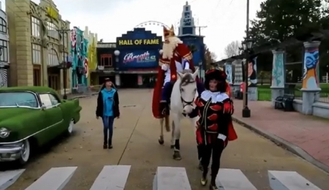 Joy Liana op bezoek bij Sinterklaas