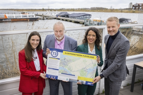 Provincie Flevoland opent sloepennetwerk