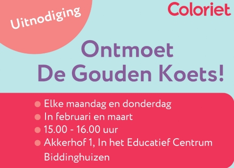 Dagcentrum De Gouden Koets nodigt inwoners uit voor kopje koffie