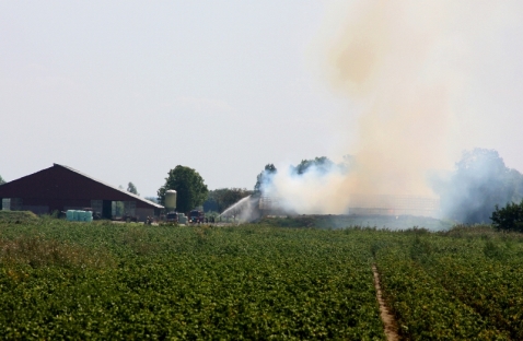 Geen opzet bij grote schuurbrand