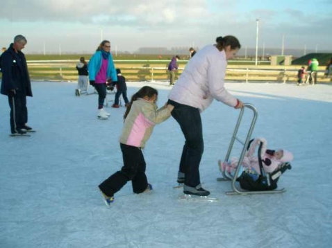 Schaatsen bij FlevOnice