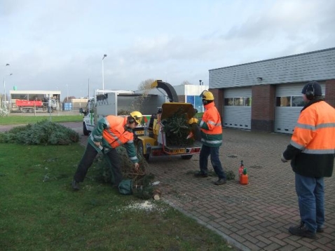 Kerstbomen versnippering